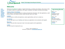 Tablet Screenshot of everspeech.com